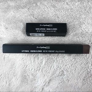 Mac Lipstick + Liner / shade: Cyber + Cyber world